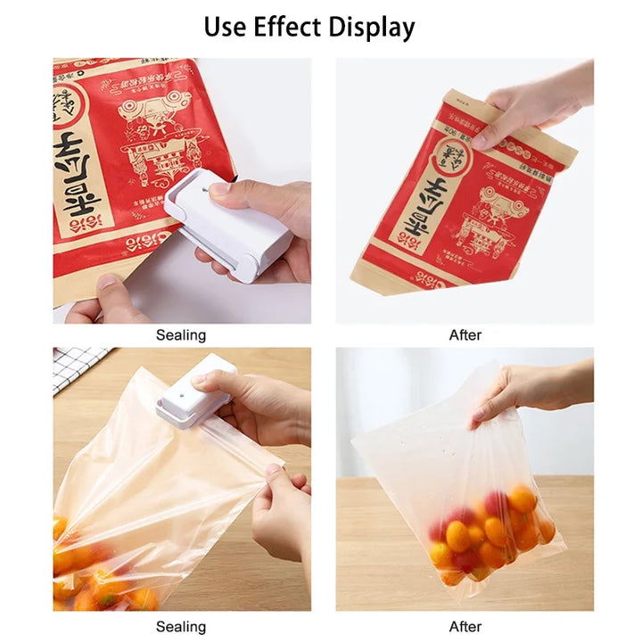 Mini Heat Bag Sealing Machine,package sealer bags,thermal plastic food bag closure,portable sealer,packaging heat sealer