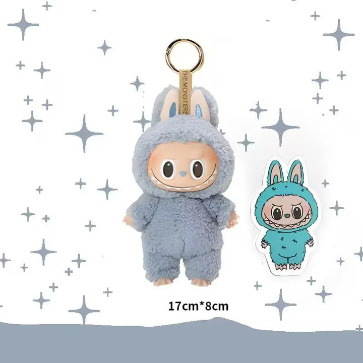 2025 nova geração de estilo comum labubu os monstros pingente de vinil boneca mochila estátua bonito brinquedo colecionável presente de aniversário