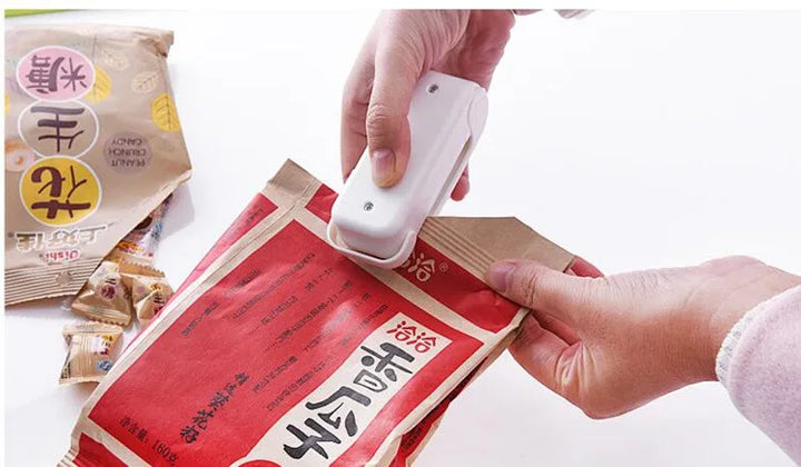 Mini Heat Bag Sealing Machine,package sealer bags,thermal plastic food bag closure,portable sealer,packaging heat sealer