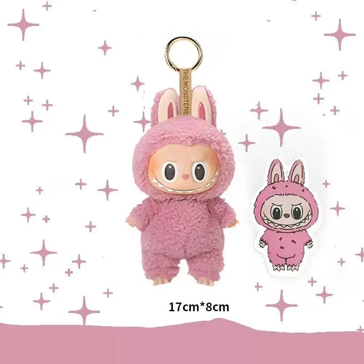 2025 nova geração de estilo comum labubu os monstros pingente de vinil boneca mochila estátua bonito brinquedo colecionável presente de aniversário